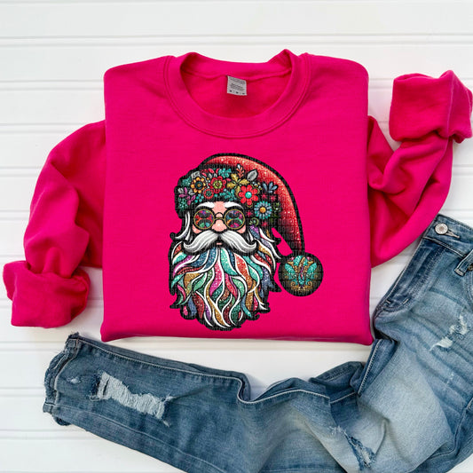 Hippie Santa-Lovie T Designs