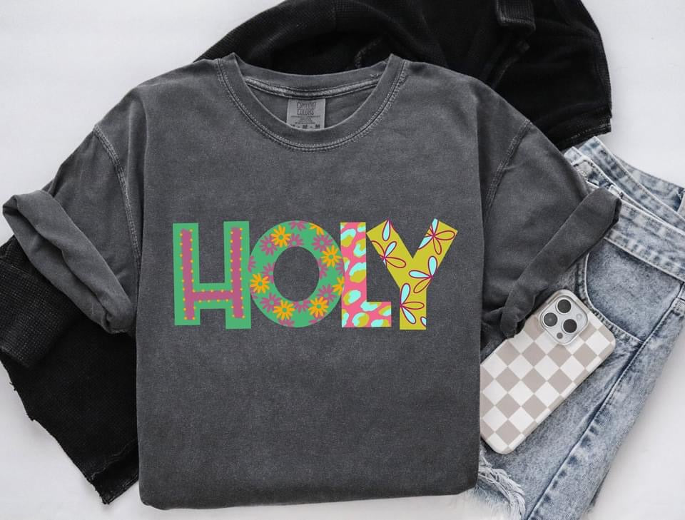 Holy - Faith Words-Lovie T Designs