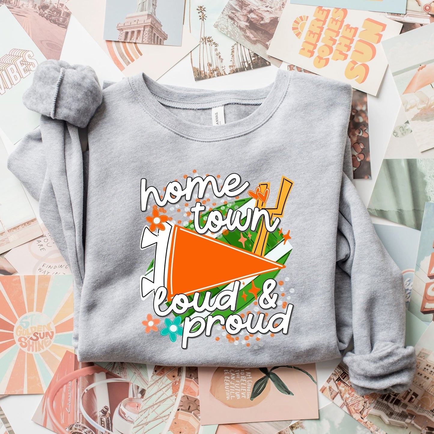 Home Town- Loud & Proud Orange-Lovie T Designs