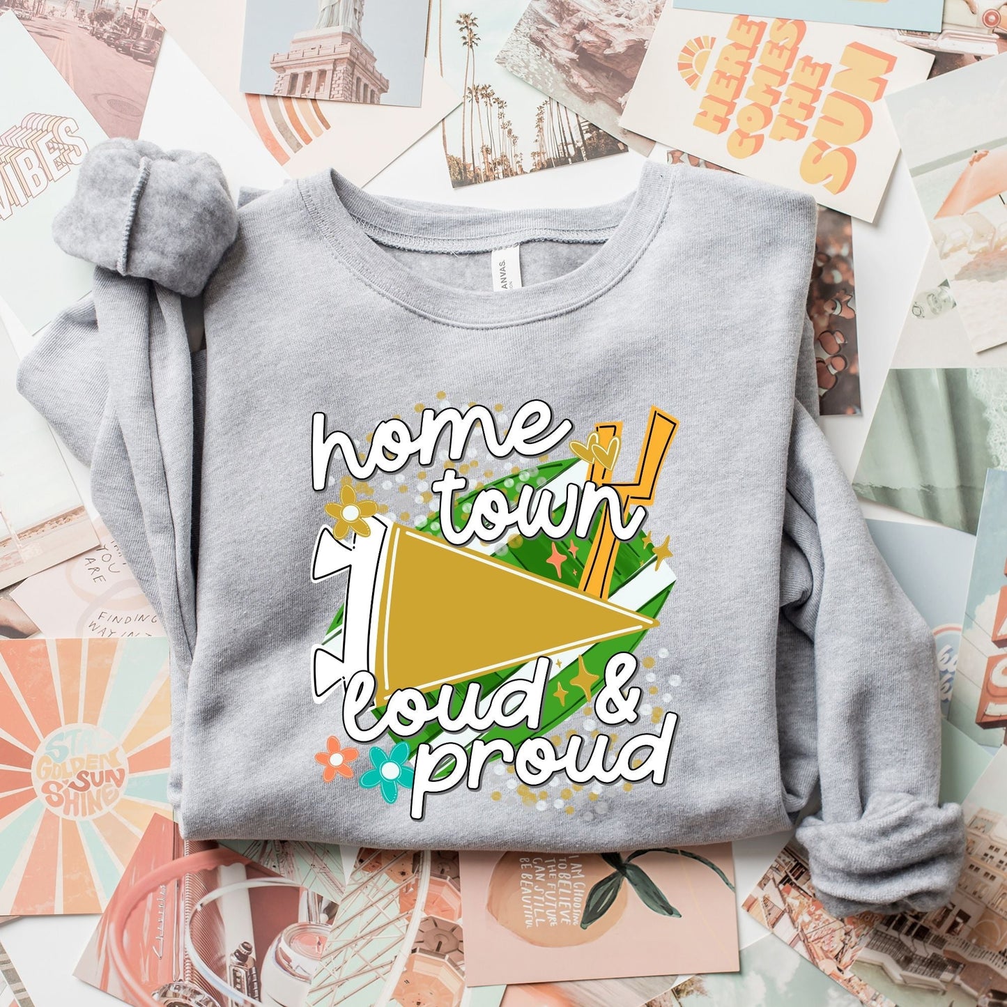 Home Town- Loud & Proud Vegas Gold-Lovie T Designs