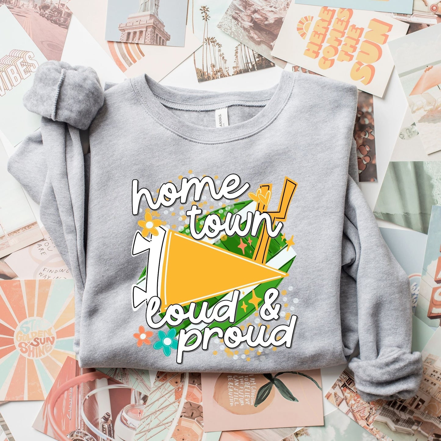 Home Town- Loud & Proud Yellow Gold-Lovie T Designs