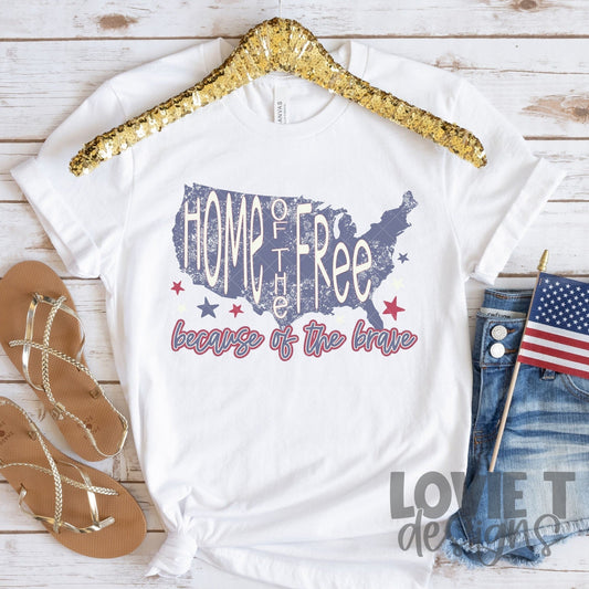 Home of The Free-Lovie T Designs