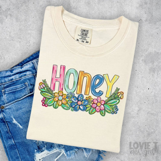 Honey Spring Floral Mother's Day-Lovie T Designs