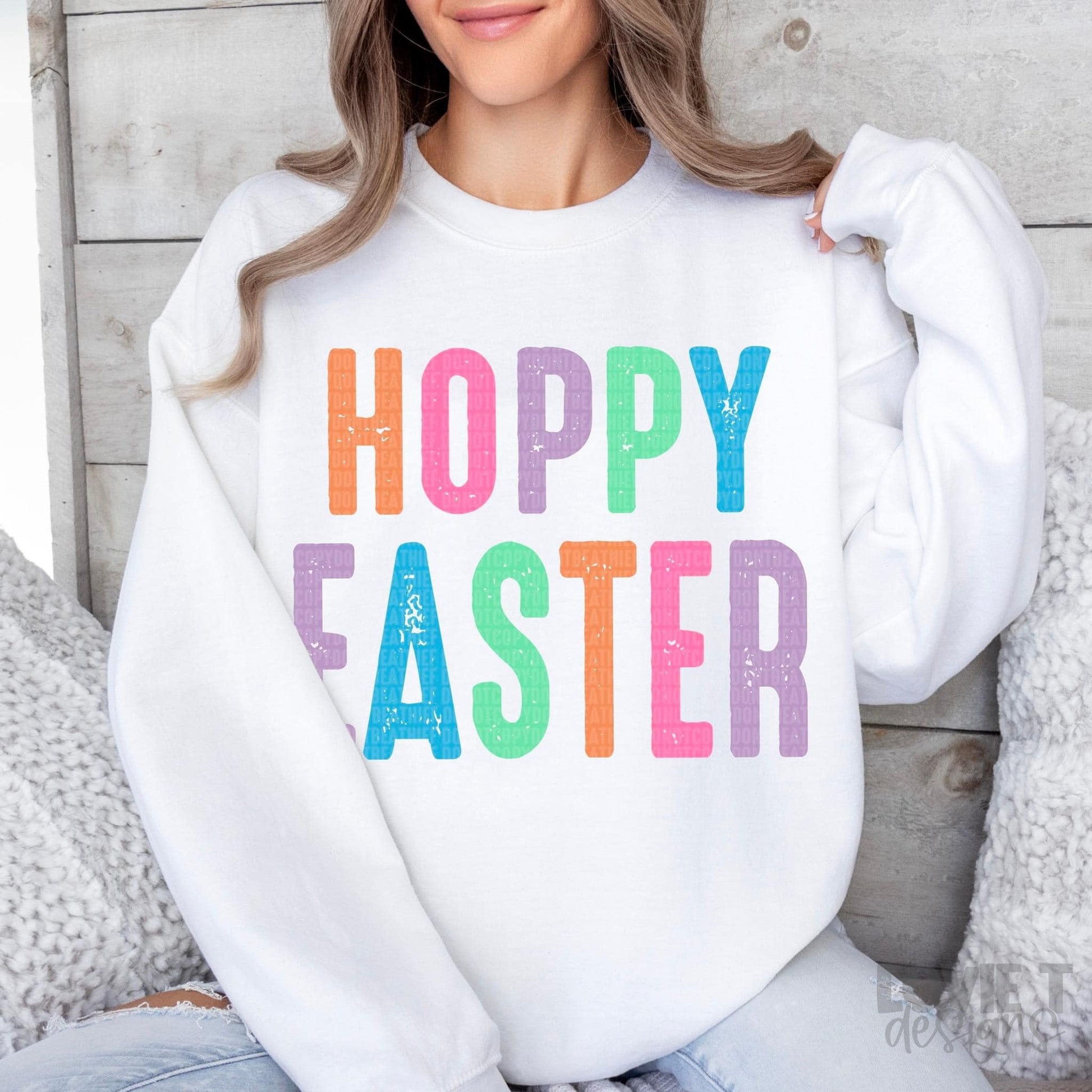 Hoppy Easter-Lovie T Designs