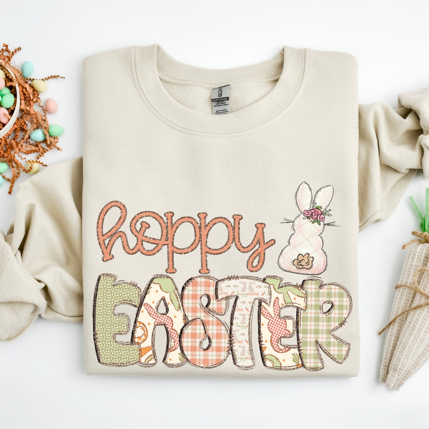 Hoppy Easter-[DTF Transfer]-Lovie T Designs