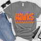 Horizon Hawks Purple Orange Grunge-Lovie T Designs