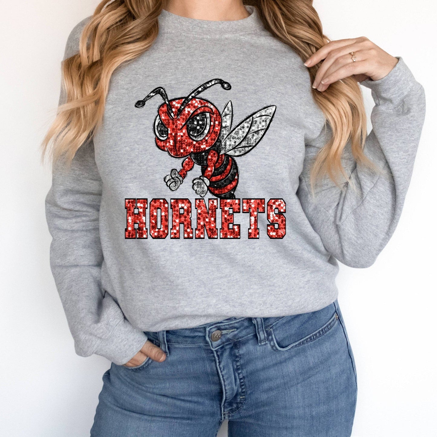 Hornets Red Sequin