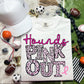 Hounds Pink Out Animal Print Mascot-Lovie T Designs