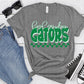 Hugh Goodwin Gators White Green Grunge-Lovie T Designs