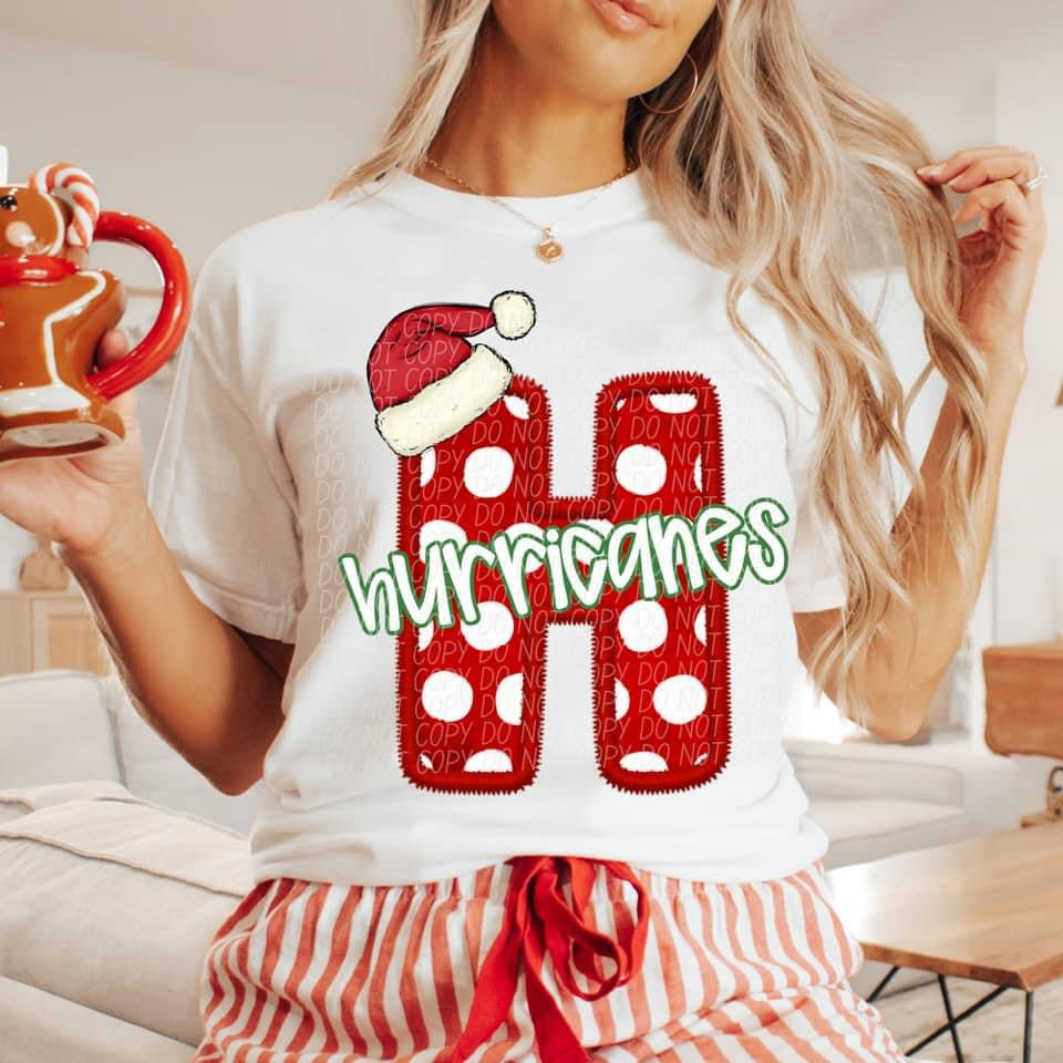 Hurricanes Christmas Mascots-[DTF Transfer]-Lovie T Designs