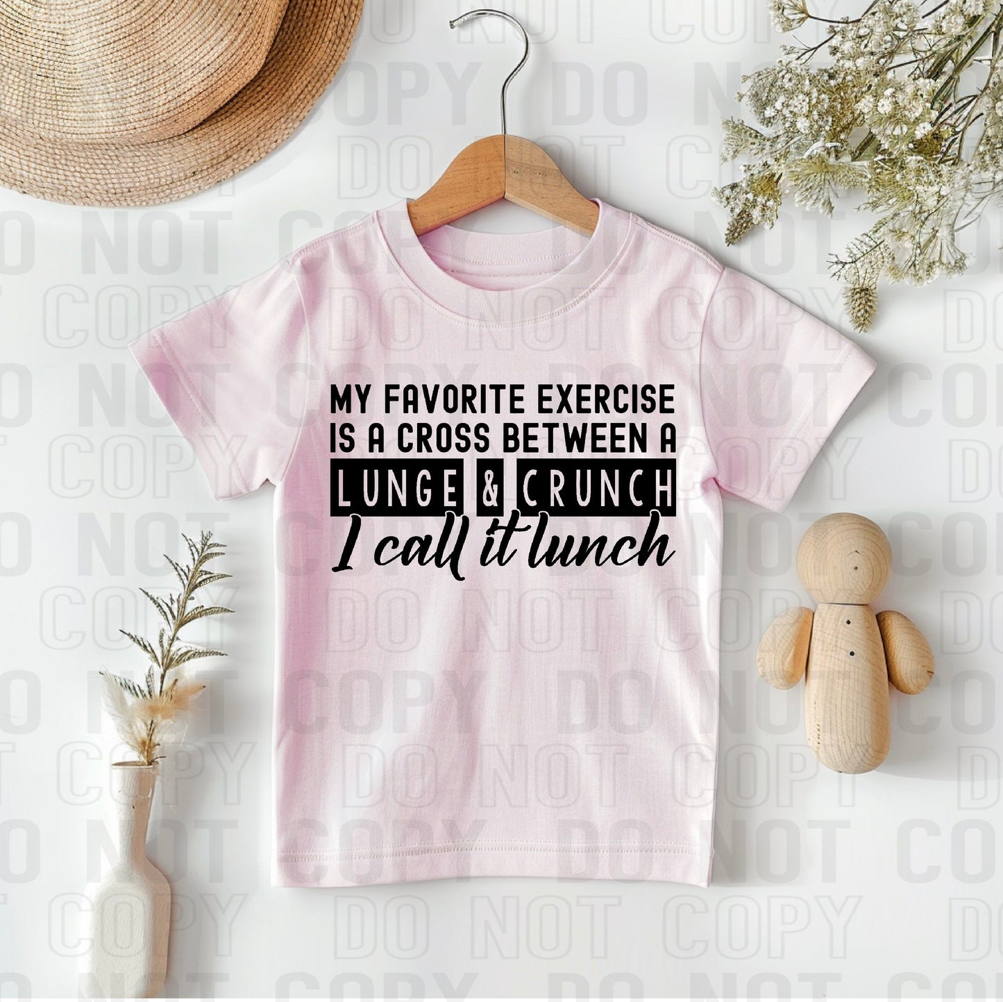 I Call It Lunch Black Font-[DTF Transfer]-Lovie T Designs