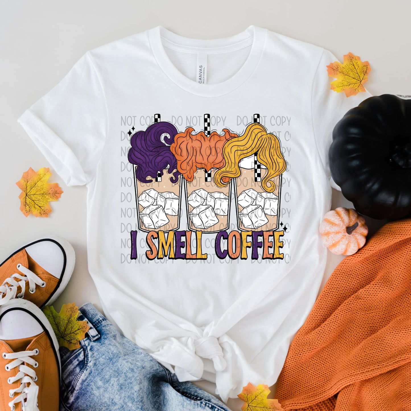 I Smell Coffee-Lovie T Designs