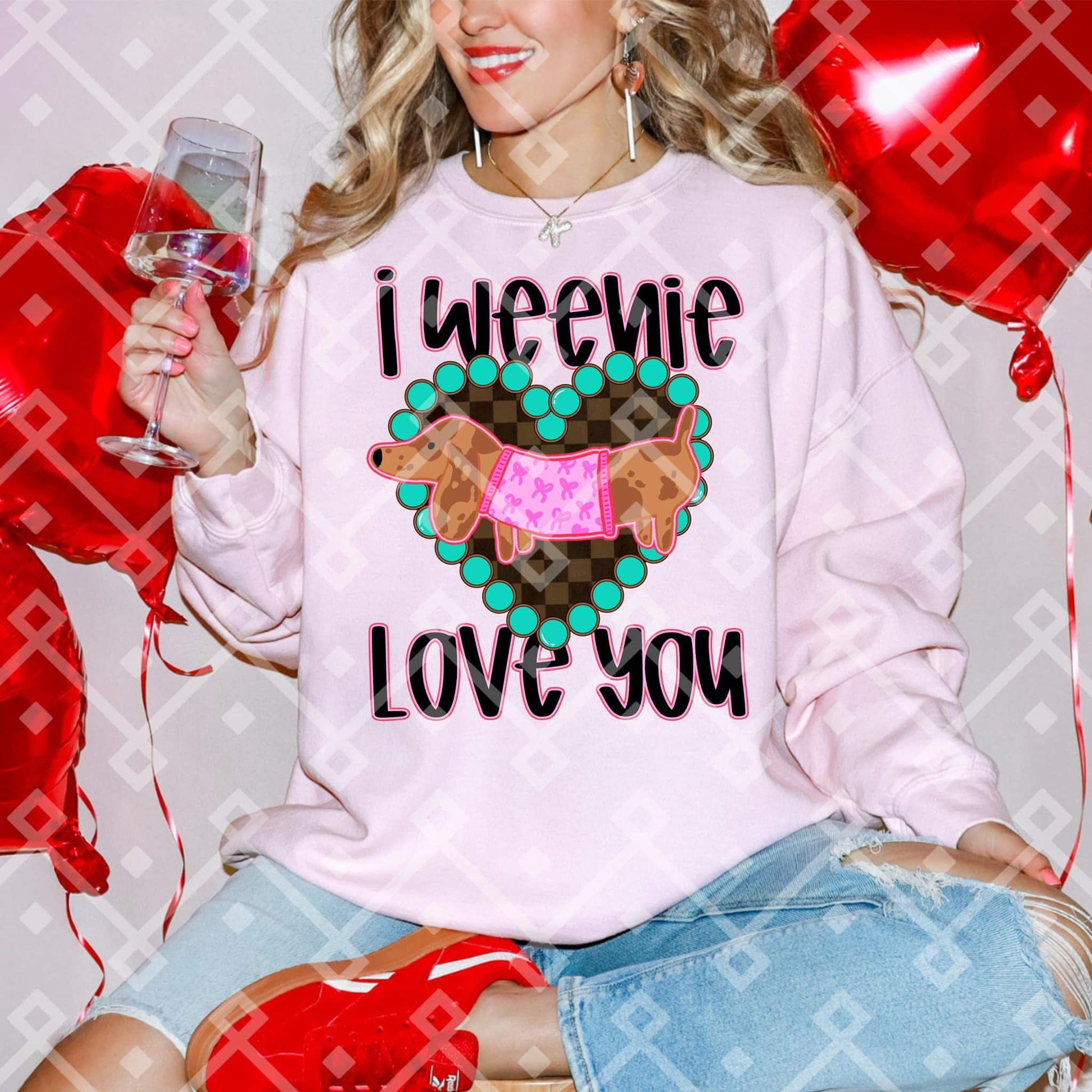 I Weenie Love You-[DTF Transfer]-Lovie T Designs