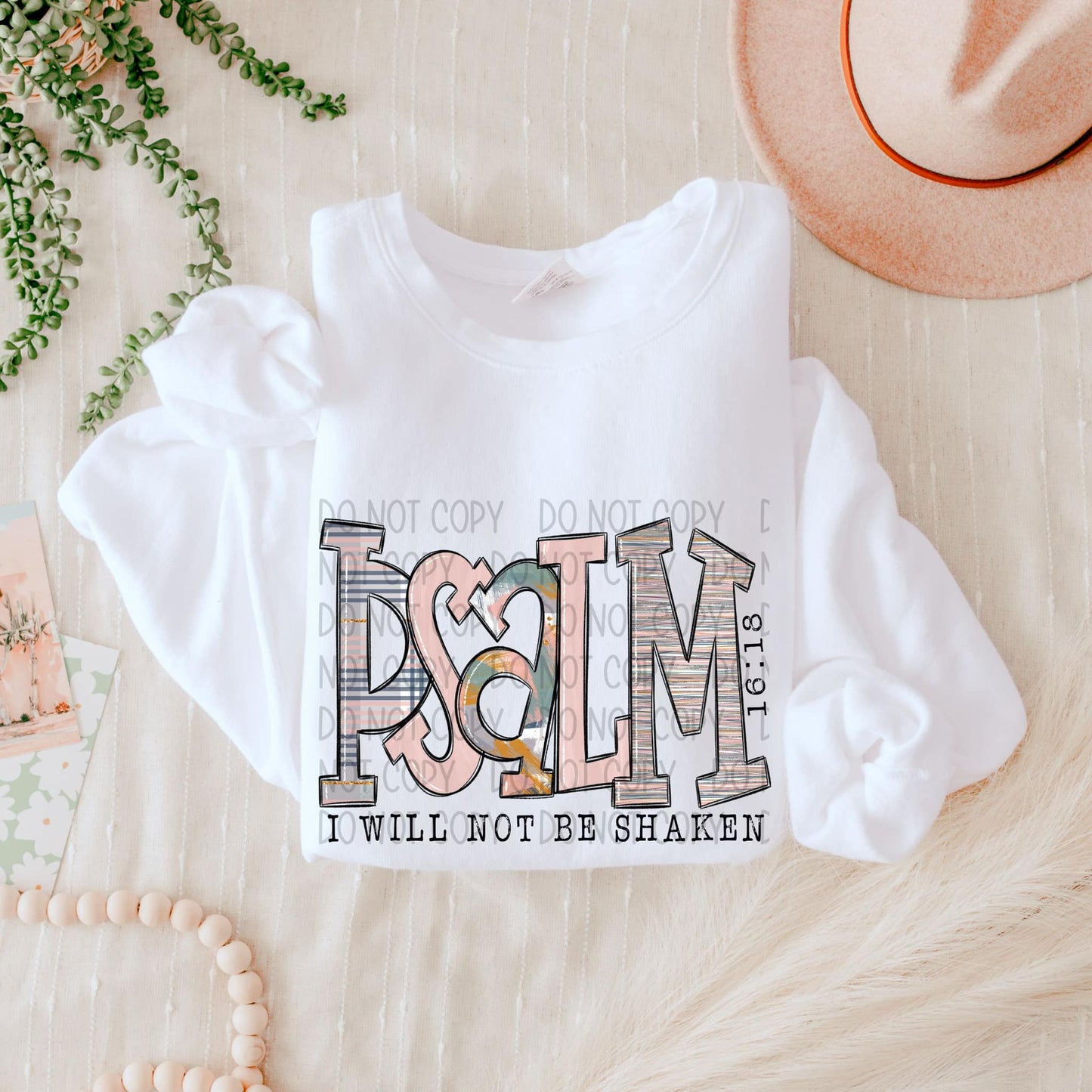 I Will Not Be Shaken-Lovie T Designs