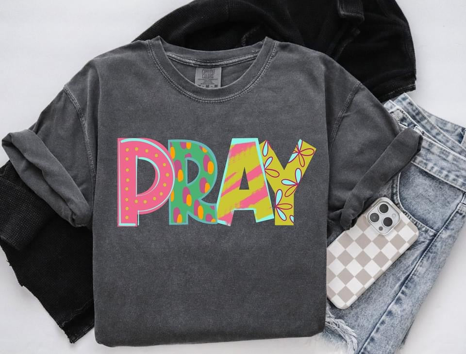 Pray - Faith Words-Lovie T Designs