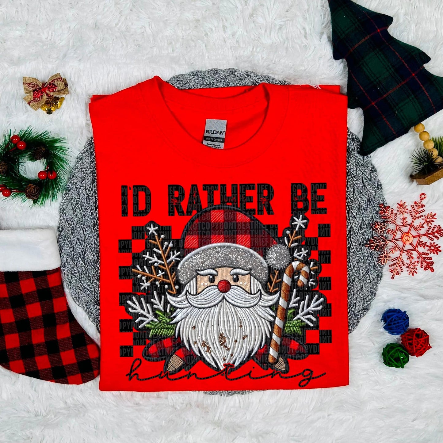 I'd Rather Be Hunting-Lovie T Designs