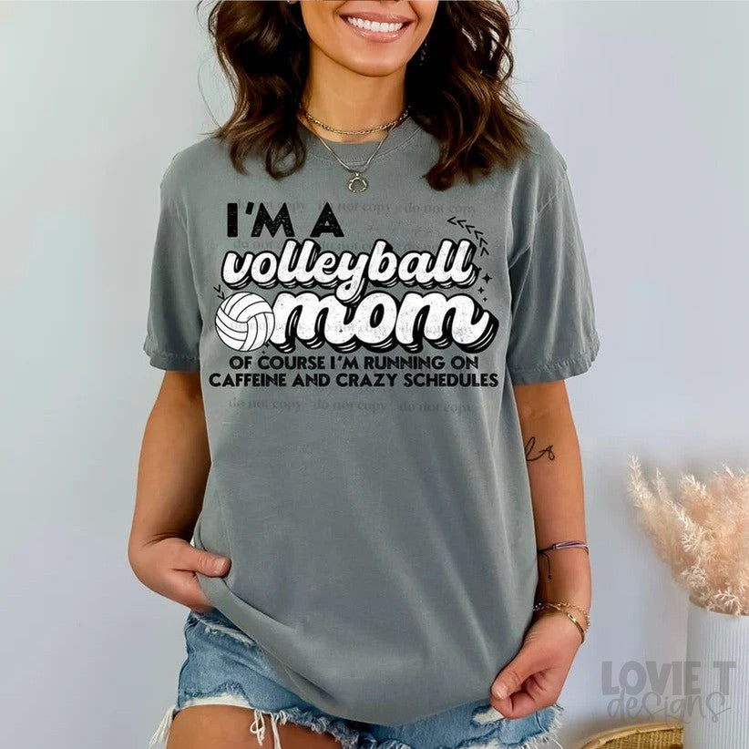 I'm A Volleyball Mom-Lovie T Designs