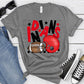 Indians Red Black FB-Lovie T Designs