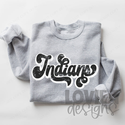 Indians Retro Font-Lovie T Designs