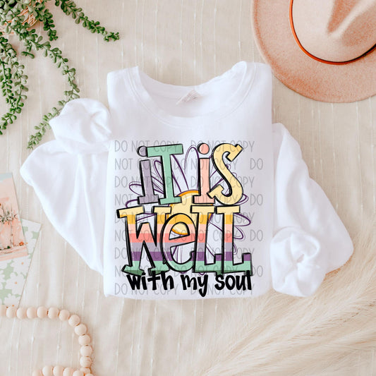 It Is Well With My Soul-Lovie T Designs