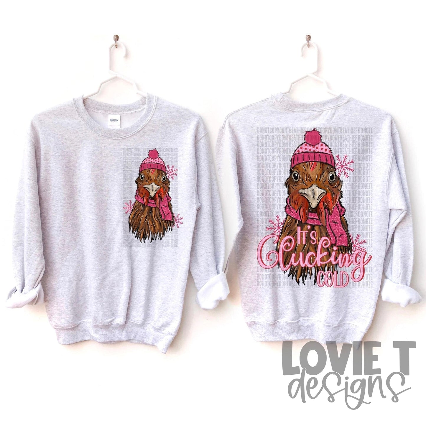 It's Clucking Cold-Lovie T Designs