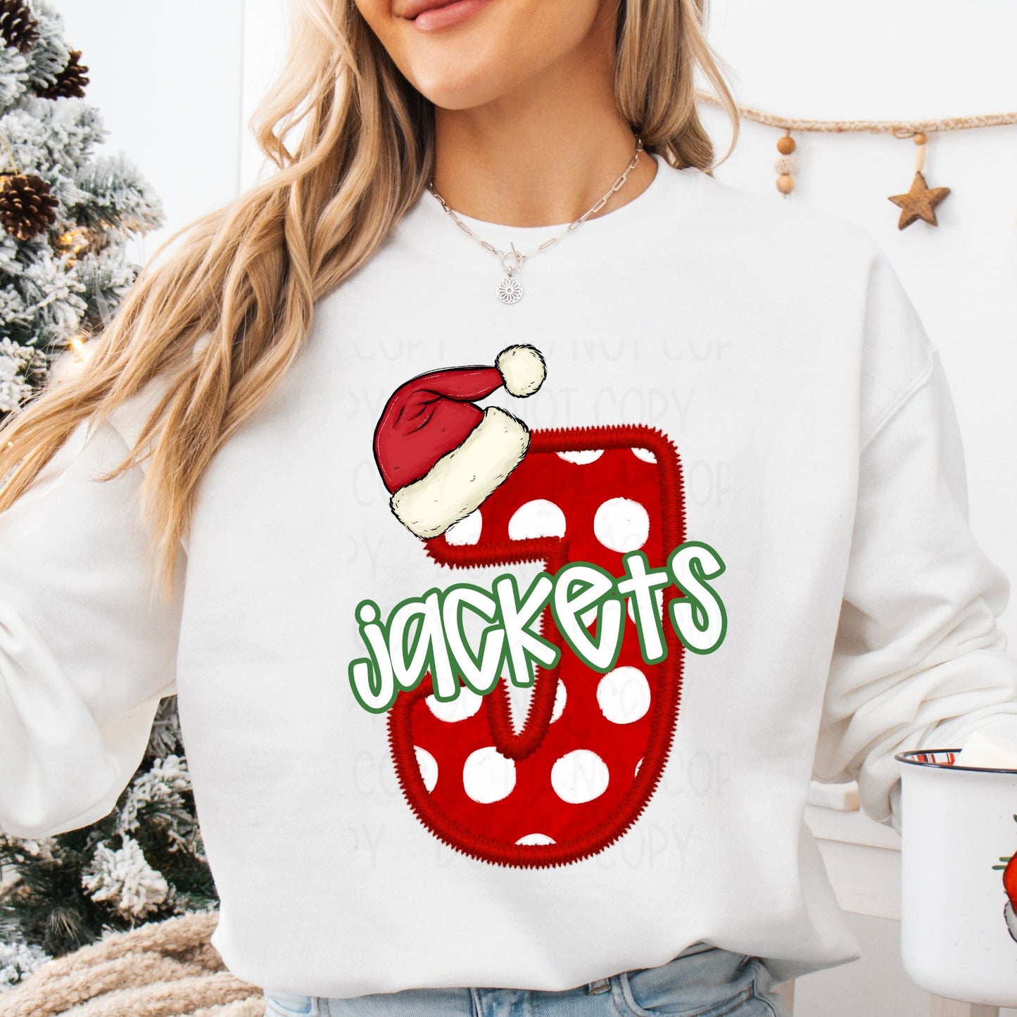 Jackets Christmas Mascots-[DTF Transfer]-Lovie T Designs