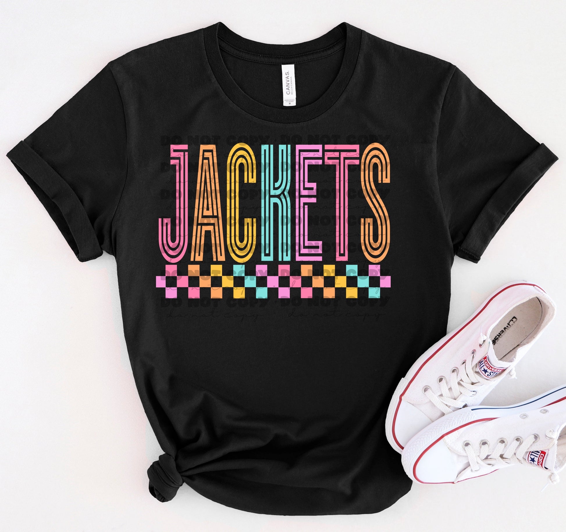 Jackets Colorful Line Mascot-Lovie T Designs