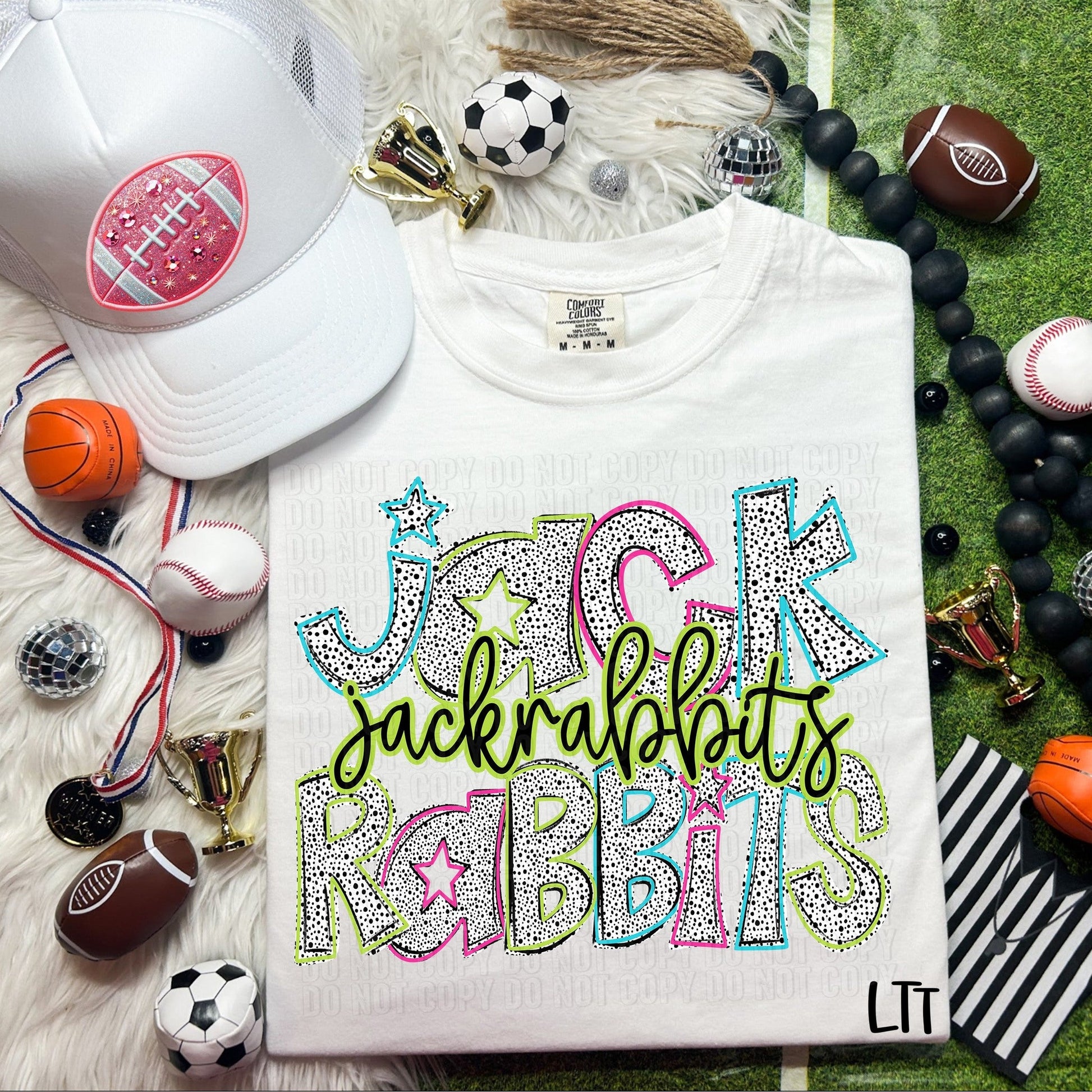 Jackrabbits Star Dalmatian Mascots-Lovie T Designs