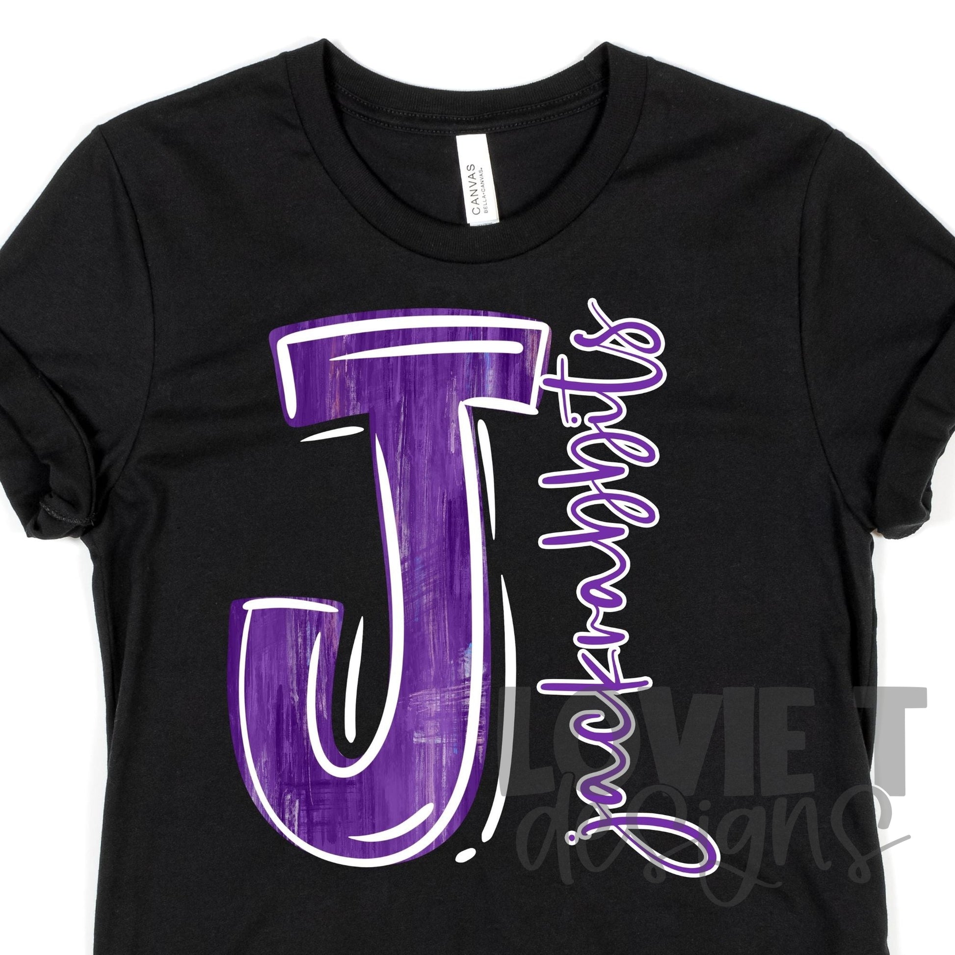 Jackrabbits Purple-Lovie T Designs