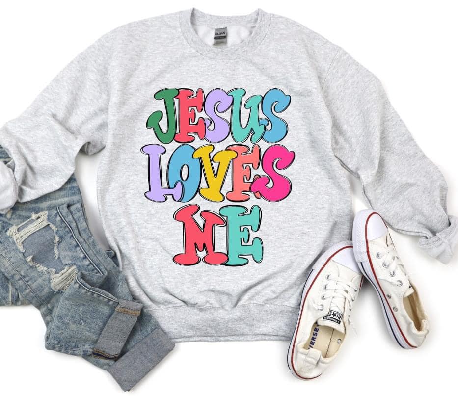 Jesus Loves Me-Lovie T Designs