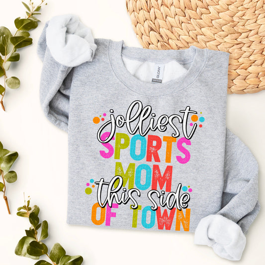 Jolliest Sports Mom This Side Of Town-Lovie T Designs