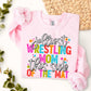 Jolliest Wrestling Mom This Side Of The Mat-Lovie T Designs