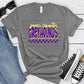 Jones County Greyhounds Purple Yellow Grunge-Lovie T Designs