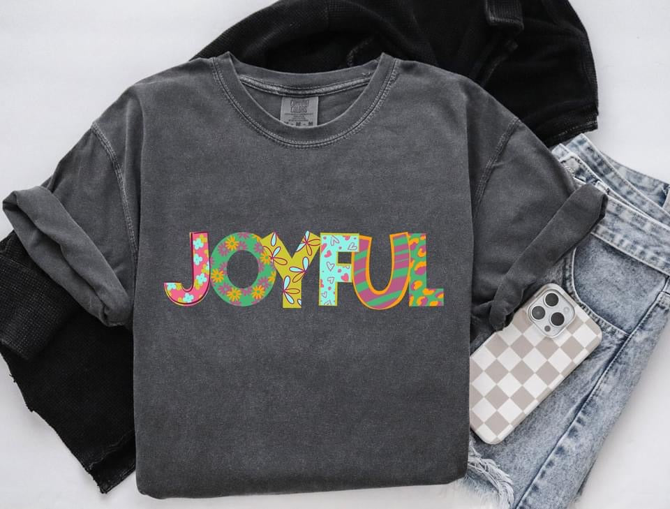 Joyful - Faith Words-Lovie T Designs