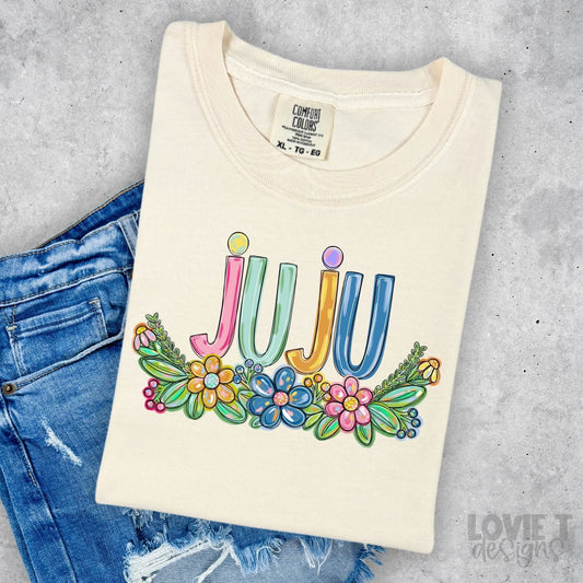 Juju Spring Floral Mother's Day-Lovie T Designs