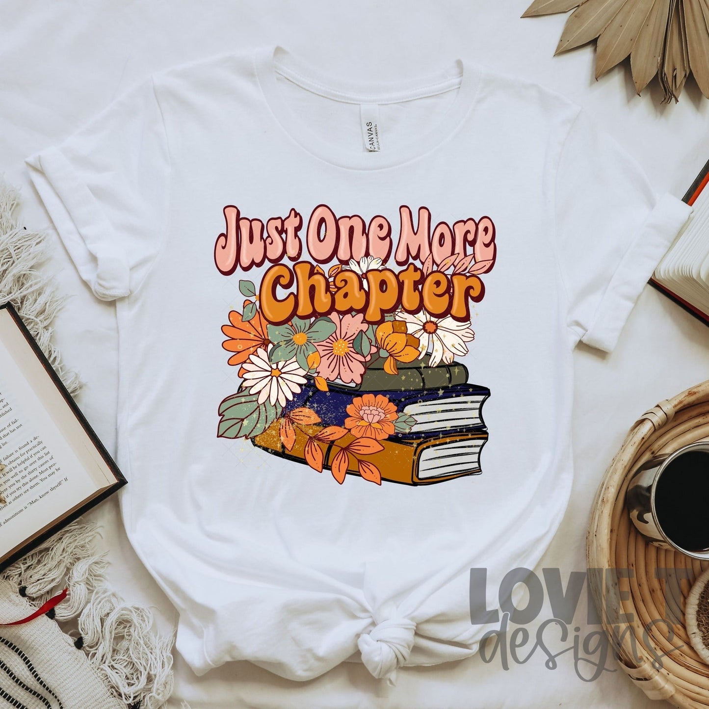 Just One More Book-Lovie T Designs