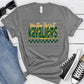 Kenson Forest Kavaliers Dark Green Ath Gold Grunge-Lovie T Designs