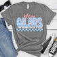 Klein Oilers Carolina Blue White Grunge-Lovie T Designs