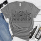 Krimmel Knights Gray Black Grunge-Lovie T Designs