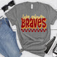 Lake Gibson Braves Gold Maroon Grunge-Lovie T Designs