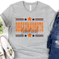 Lakeland Dreadnaughts Orange Black All Stars-Lovie T Designs