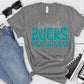 Lakeside Bucks Gray Turquoise Grunge-Lovie T Designs