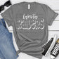 Lakota Raiders Gray White Grunge-Lovie T Designs