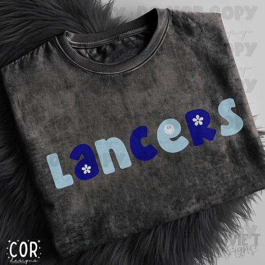 Lancers Happy Mascot - Custom Colors Accepted