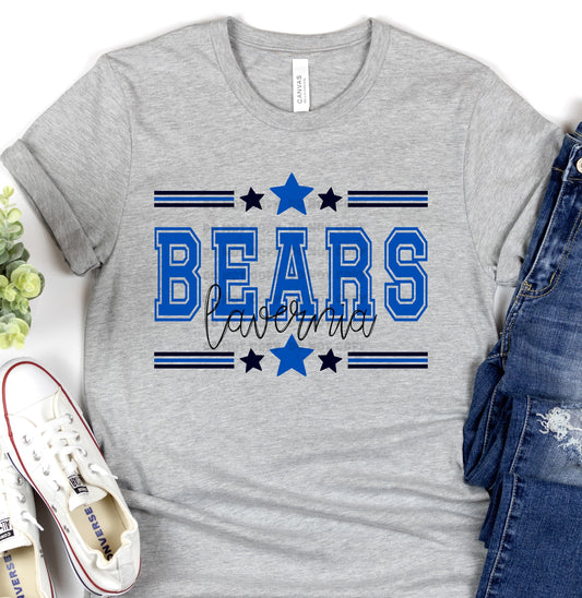 Lavernia Bears All Stars-Lovie T Designs