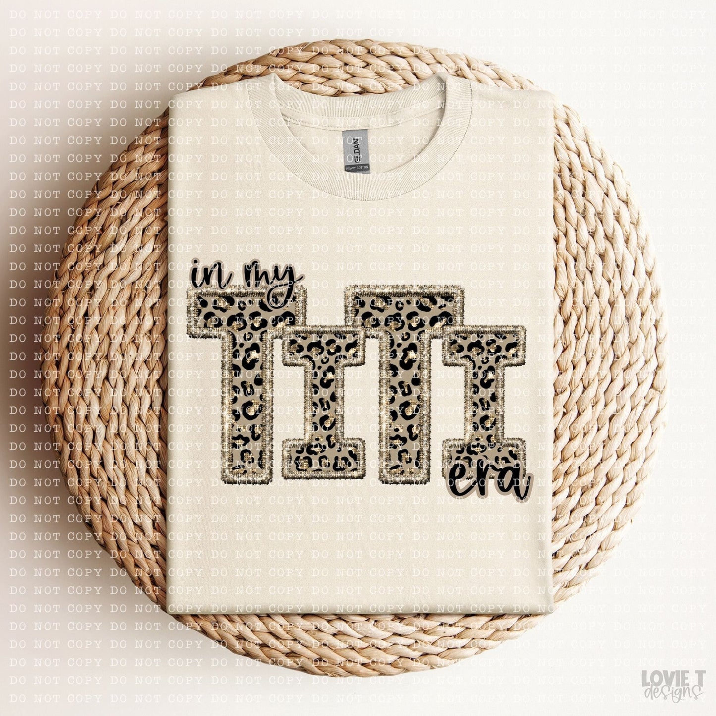 Leopard Faux Embroidery Names-Lovie T Designs