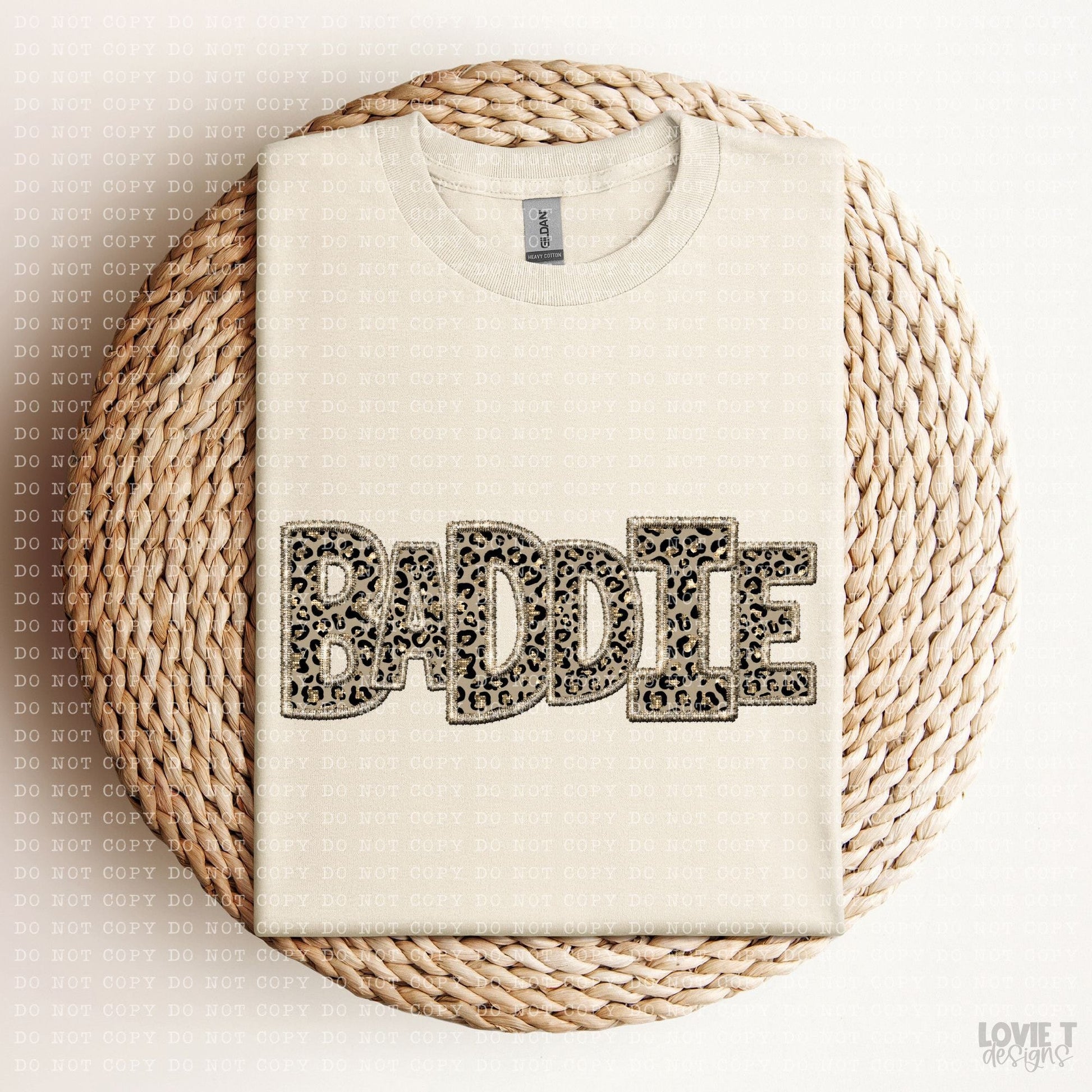 Leopard Faux Embroidery Names-Lovie T Designs