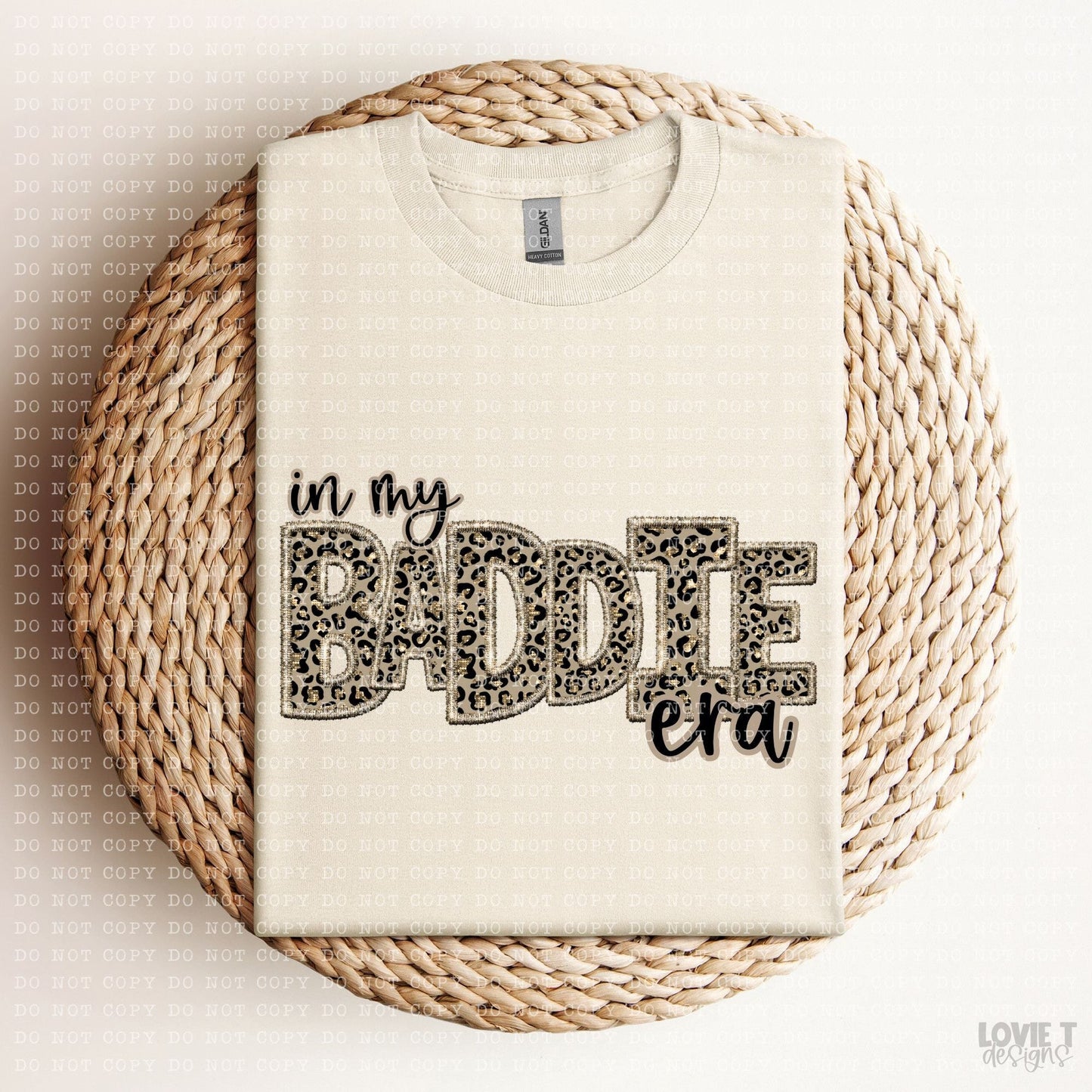 Leopard Faux Embroidery Names-Lovie T Designs