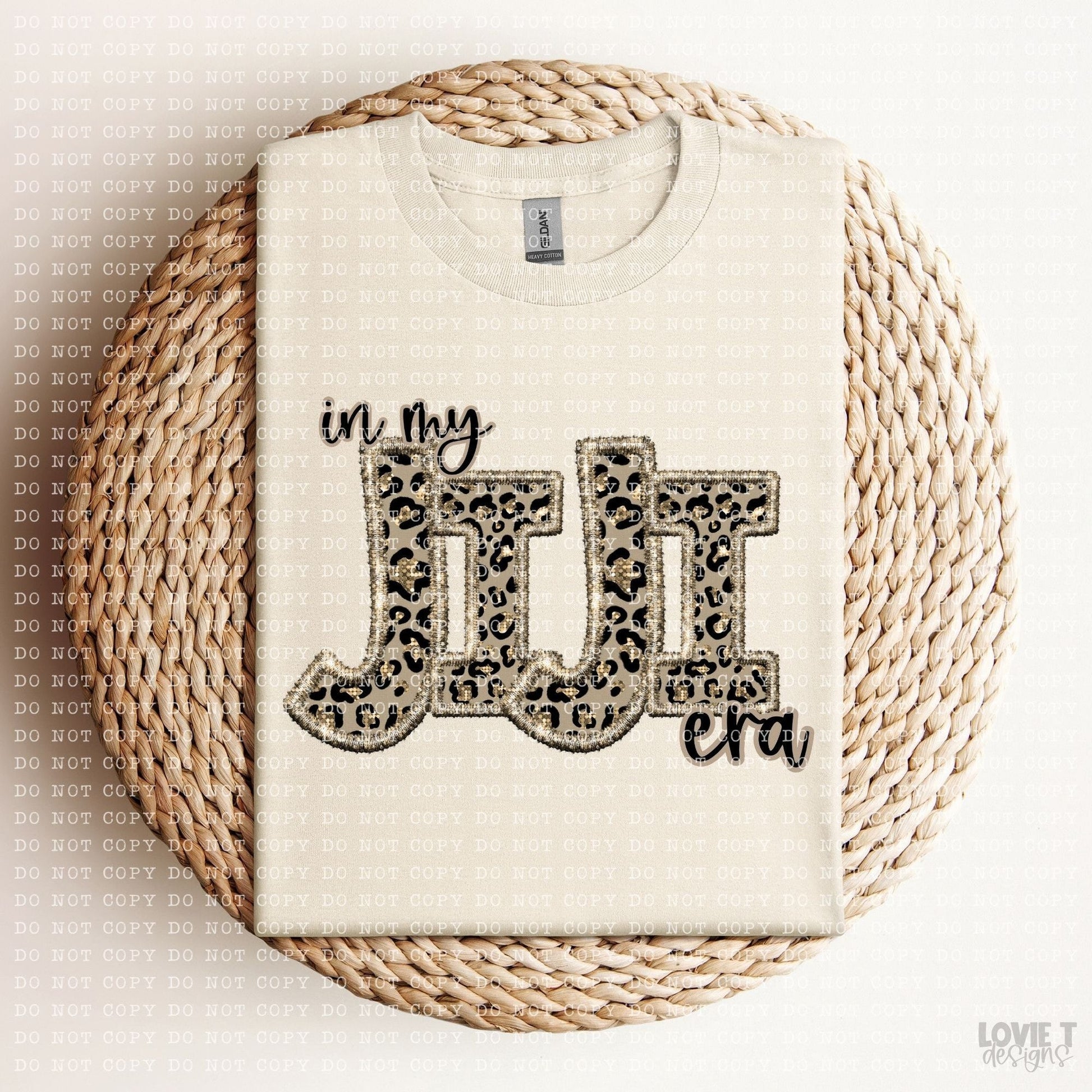 Leopard Faux Embroidery Names-Lovie T Designs