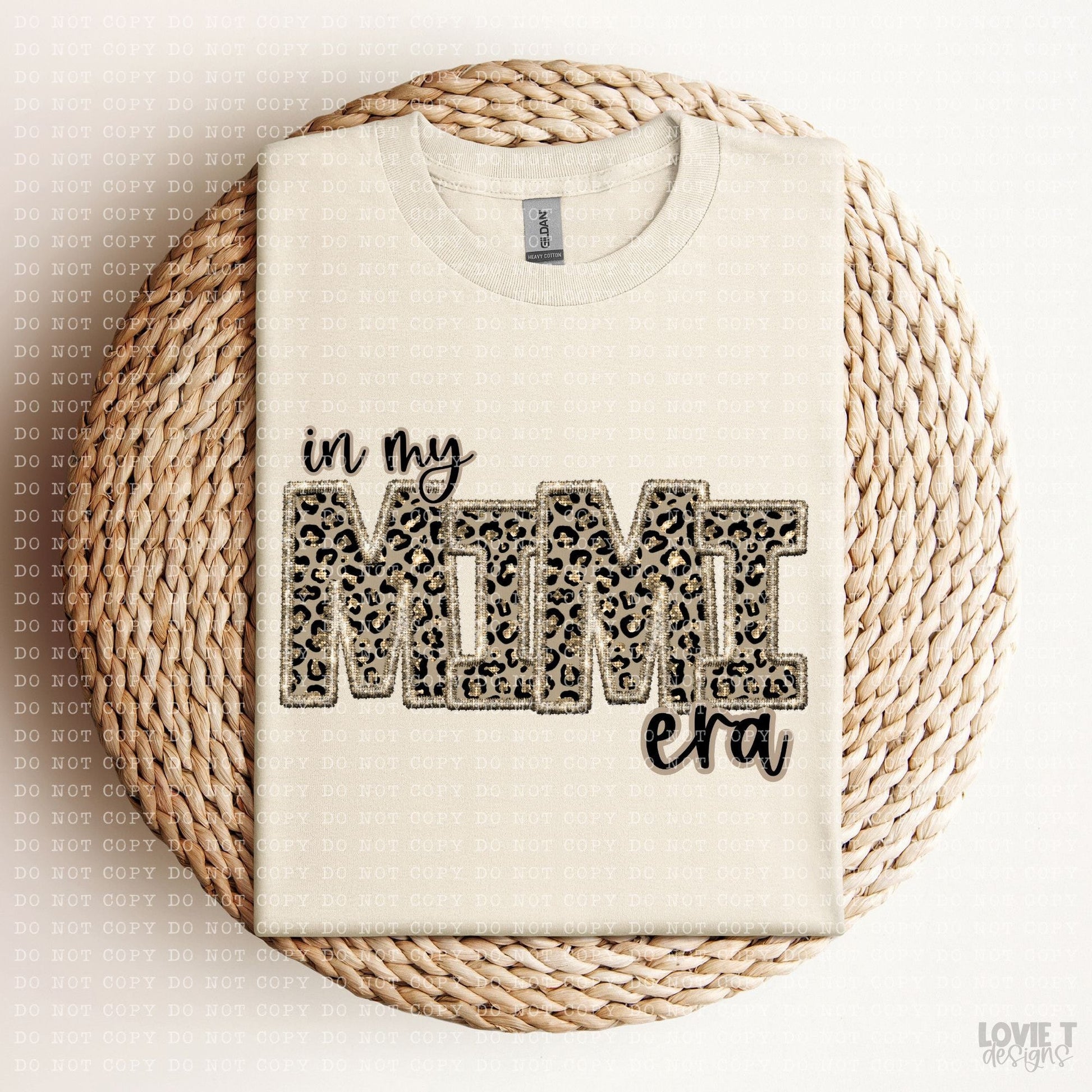 Leopard Faux Embroidery Names-Lovie T Designs